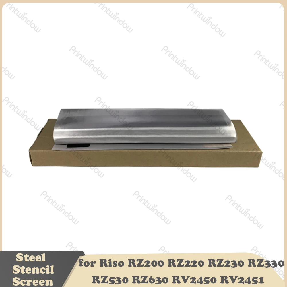 Compatible Reinforced Steel Stencil Screen for Riso RZ200 RZ220 RZ230 RZ330 RZ530 RZ630 RV2450 RV2451 Duplicator