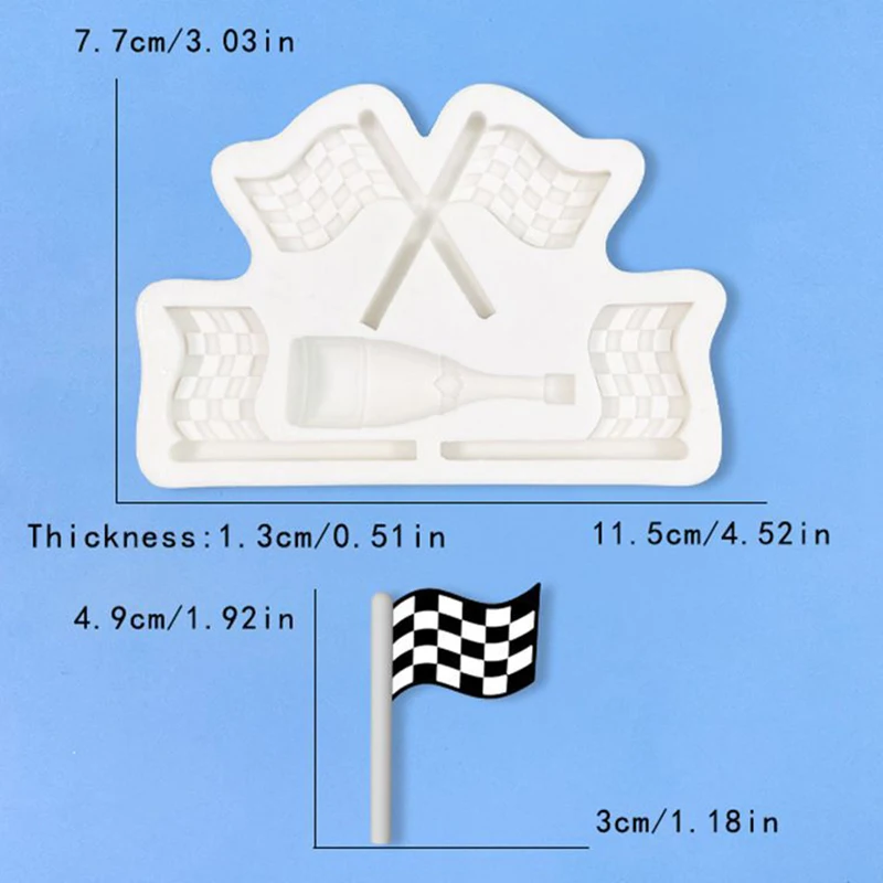 Trophy Medal Sports Meeting Silicone Sugarcraft Mold Fondant Cake Decorating Tools Candy Clay Cupcake Chocolate Baking Mold