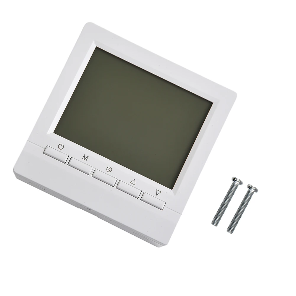 Controller Room Thermostat Digital Gas Boiler Thermostat Household LCD Battery Type Programmable Blue Backlight