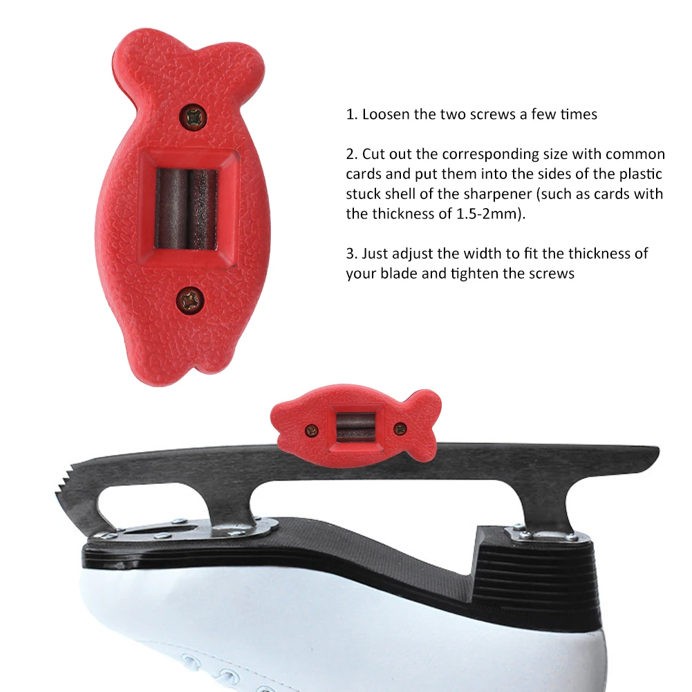 Ice Skates Blade Grinding Tool Hockey Skate Sharpener Ice Skate Shoes Grinding Conditioner  Blades Maintenance Tool