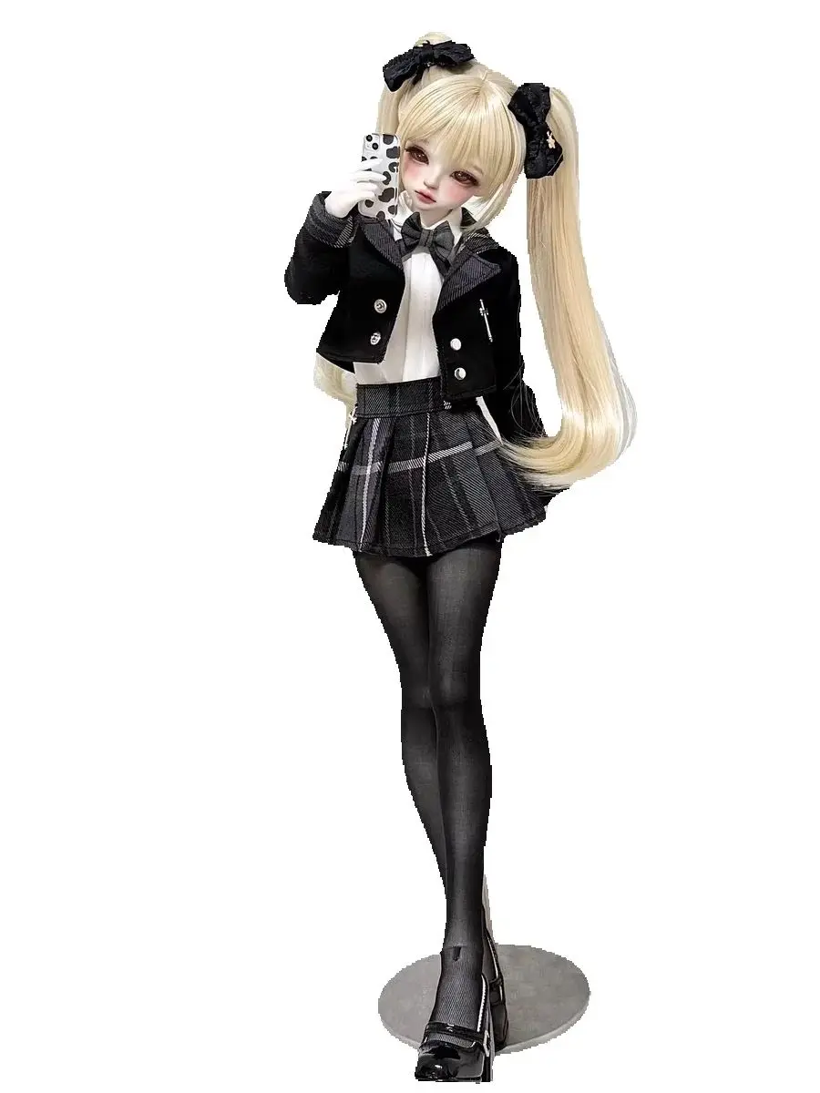 Roupas de boneca BID adequadas para tamanho 1/4 novo estilo universitário terno uniforme JK conjunto de 5 peças deusa sensação secreta