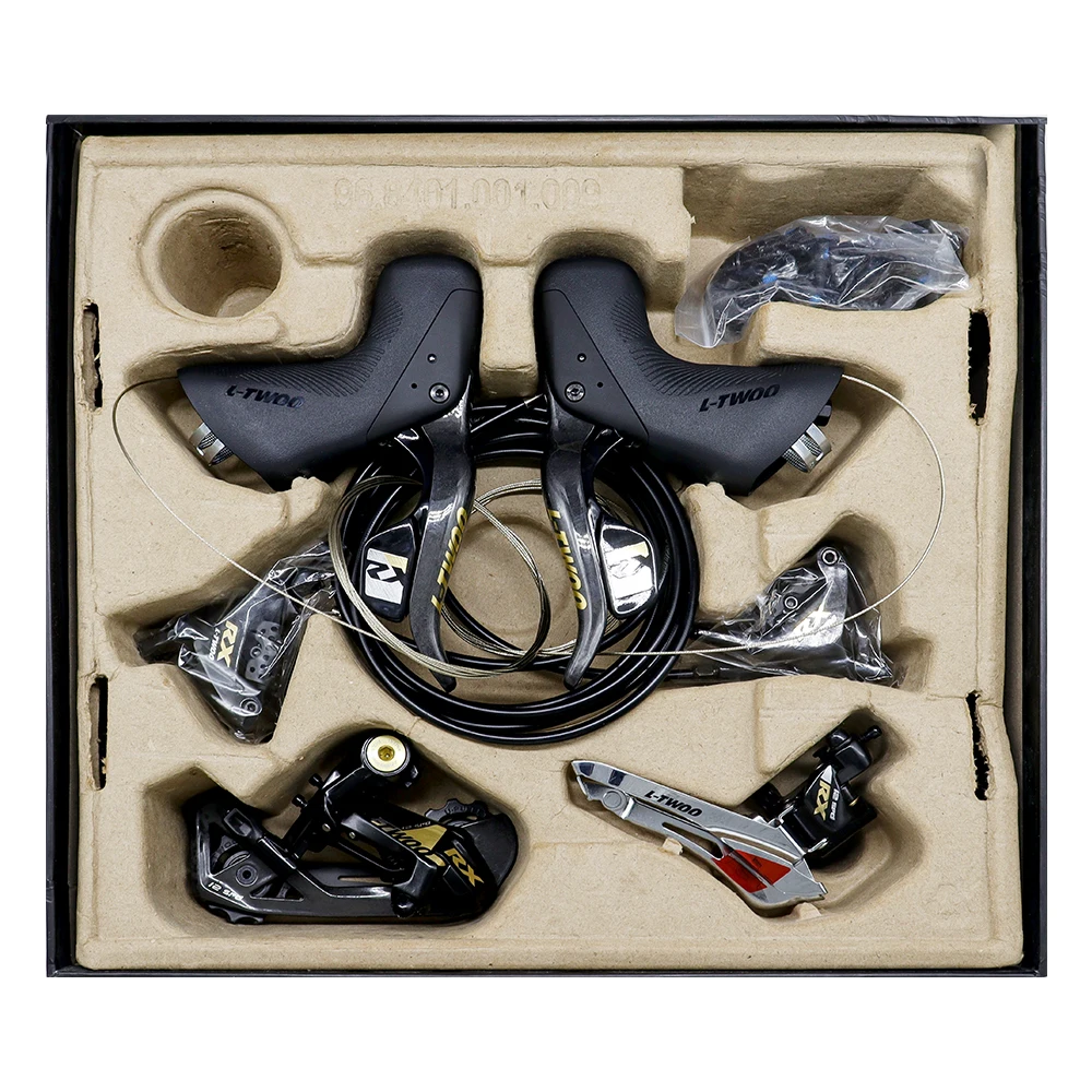LTWOO RX 2X12 Speed Derailleur Kit for Road Bike Hydridic Brake Shifter Lever Carbon Fibre 24s 24v Road Derailleurs Groupset