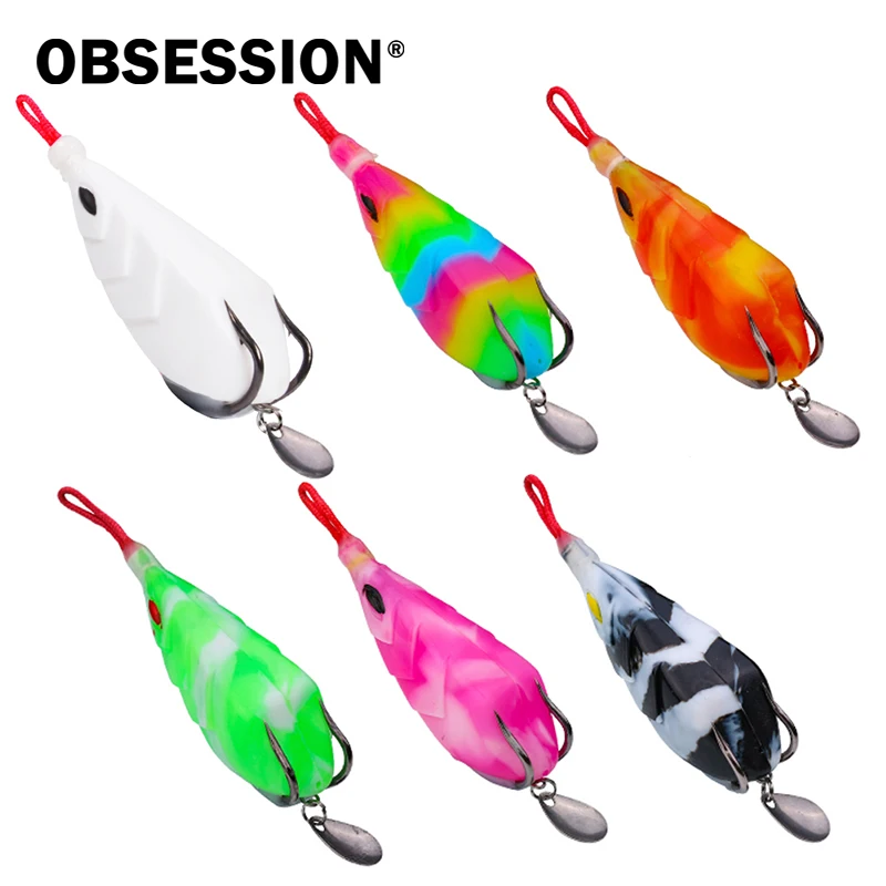 Rana artificial topwater Obsession WLL – Flotante con doble anzuelo