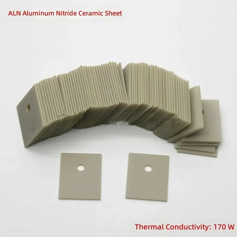 Aluminum Nitride Ceramic Chip for 220 3P 247 264 Ultra-High Thermal Conductivity High-Power MOSFET Ceramic Substrate