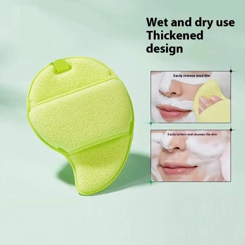 1pcs Exfoliating Cleansing Puff Blackhead Removal Mud Mask Face Wash Sponge Cleaner Makeup Remover Foam Sponge Face Clean Pads