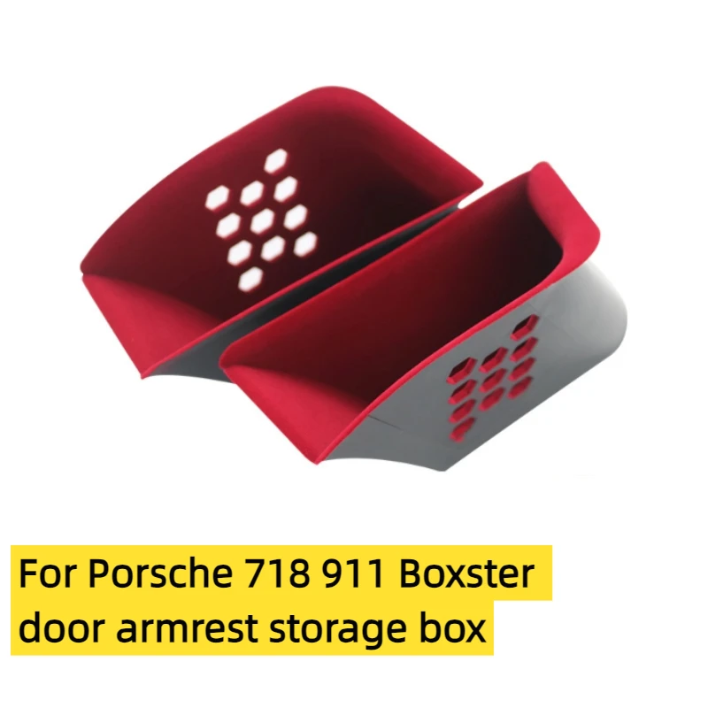 

Для Porsche 718 911 Boxster ящик для хранения на подлокотнике, ящик для хранения телефона, ящик для хранения на дверях