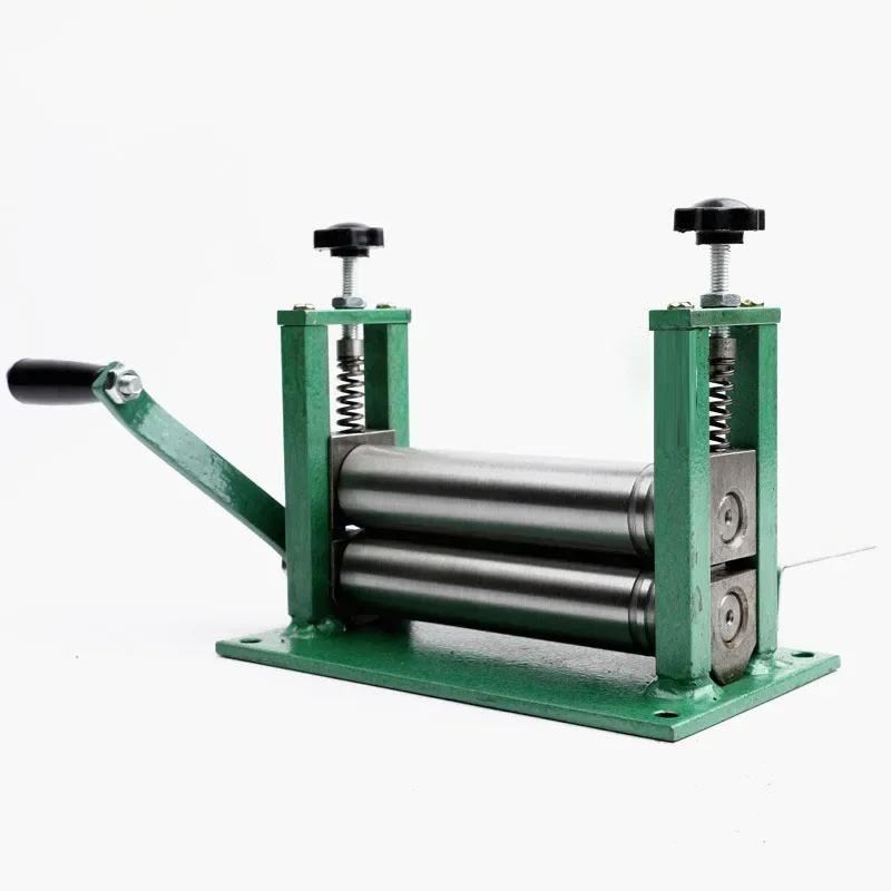 Hand-operated small drawer/glue dispenser machine/shoulder strap drum/leather press/laminating machine