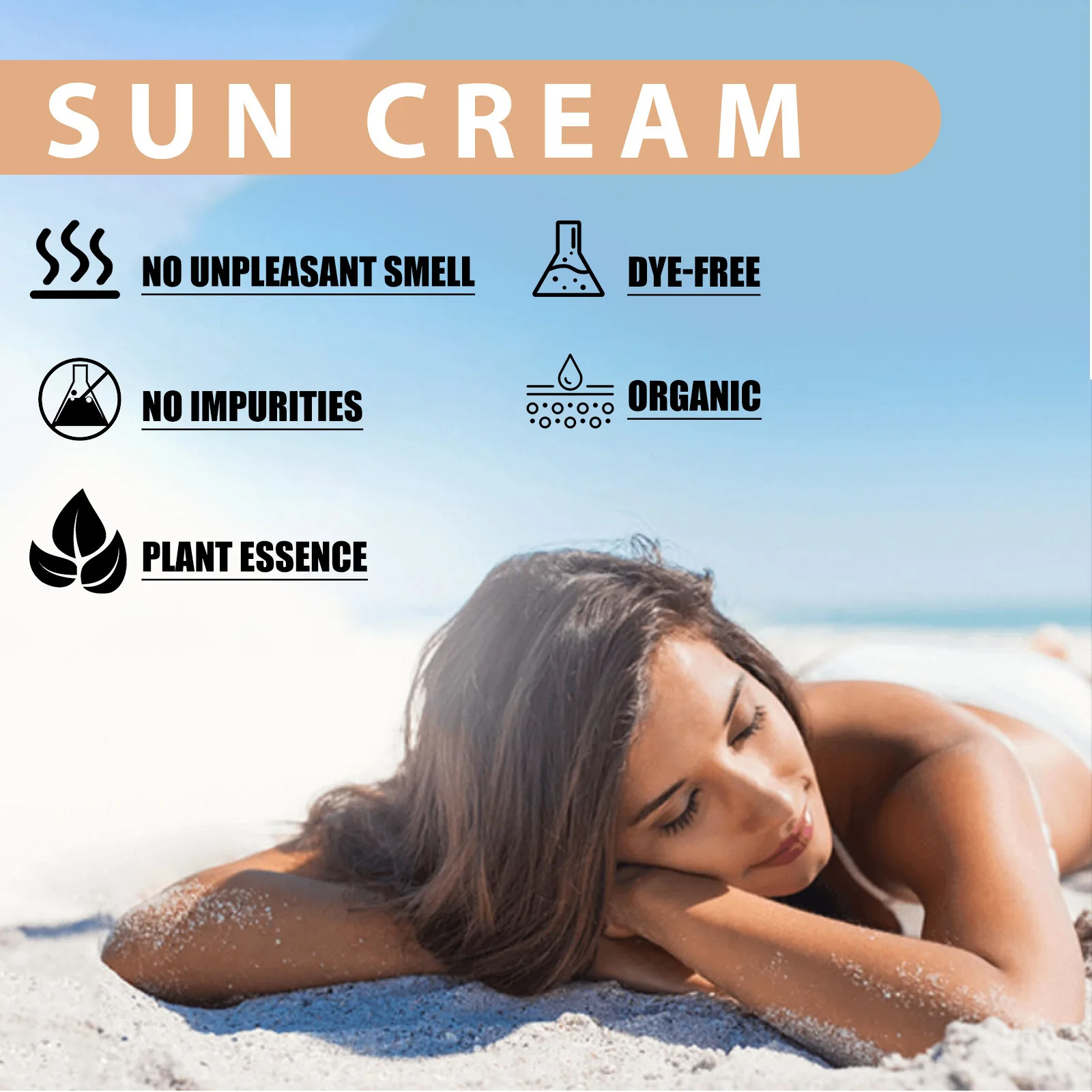 Facial Body Sunscreen Lotion Spf50+ Long Lasting Oil Control Moisturizing Skin UV Protective Cream Non-Greasy Sunblock Skin Care