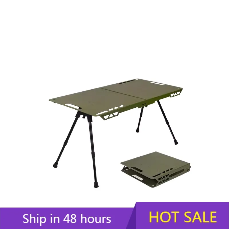 

YTYIN NSS Factory 2025 Lightweight Aluminum Alloy Folding Portable Tactical IGT Table Camping Dining Kitchen Outdoor Outdoor Fur
