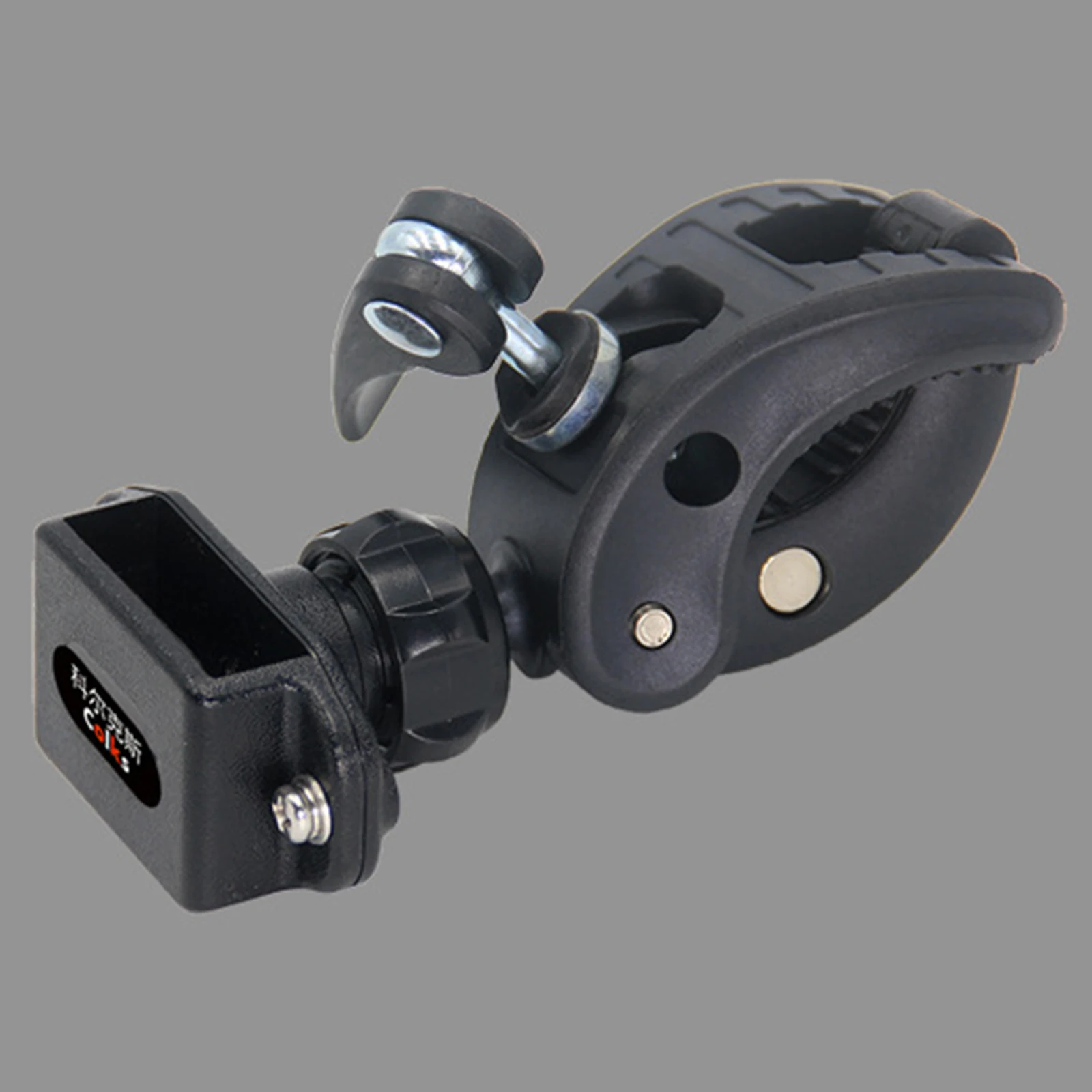 360 Degree Rotating Walkie Talkie Mount Adjustable for Motorcycle Bicycle Car Armrest Radio Holder ABS Clip Durable Stable