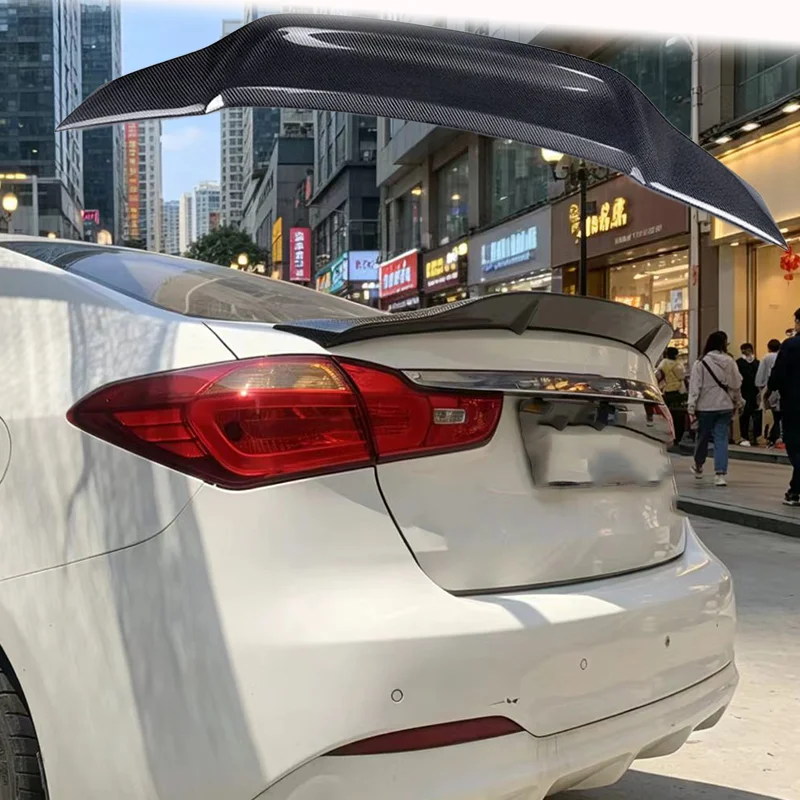 

Suitable for the 2011-2015 Kia K3 tail wing 100% pure carbon fiber rear trunk lip cover R-type spoiler