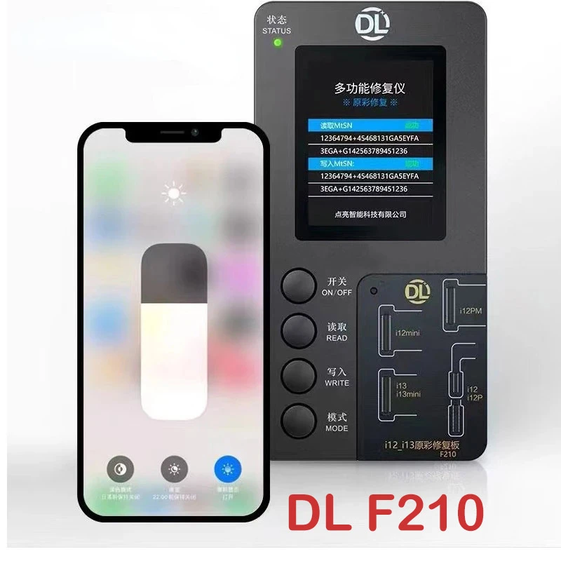 DL F210 True Tone Recovery Programmer for IPhone 7P 8 XS 11 12 13 Original Copy Screen Restoration Tools No Need Original Screen