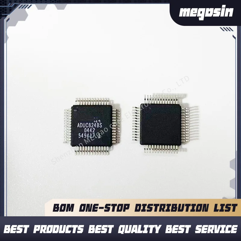 1pcs/lot ADUC824BSZ QFP52  ADUC824BS ADUC824 Microcontroller chip
