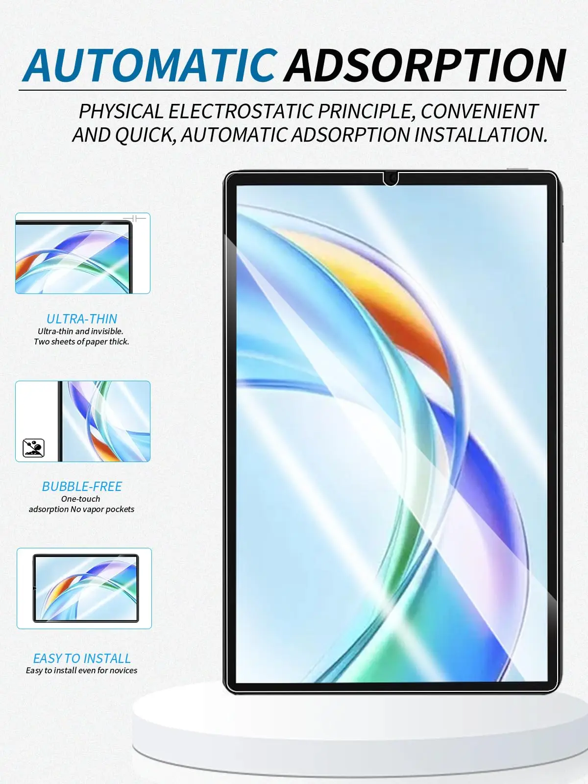 8.7 inch Tempered Glass Film for Honor Pad X7 (2025) Tablet 9H Hardness Anti-Scratch Touch-Sensitive HD Clear Screen Protector