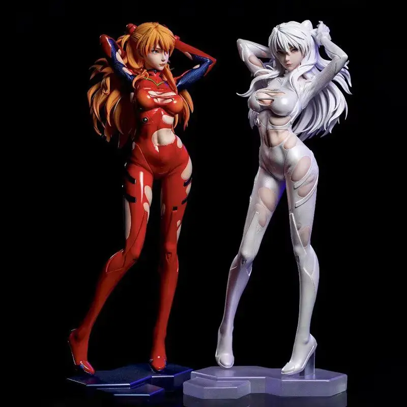 New Century Evangelion Anime Peripheral Mech Asuka Handmade GK Pretty Girl Statue Model Earth Anime Femania Asuka Resin GK Limit