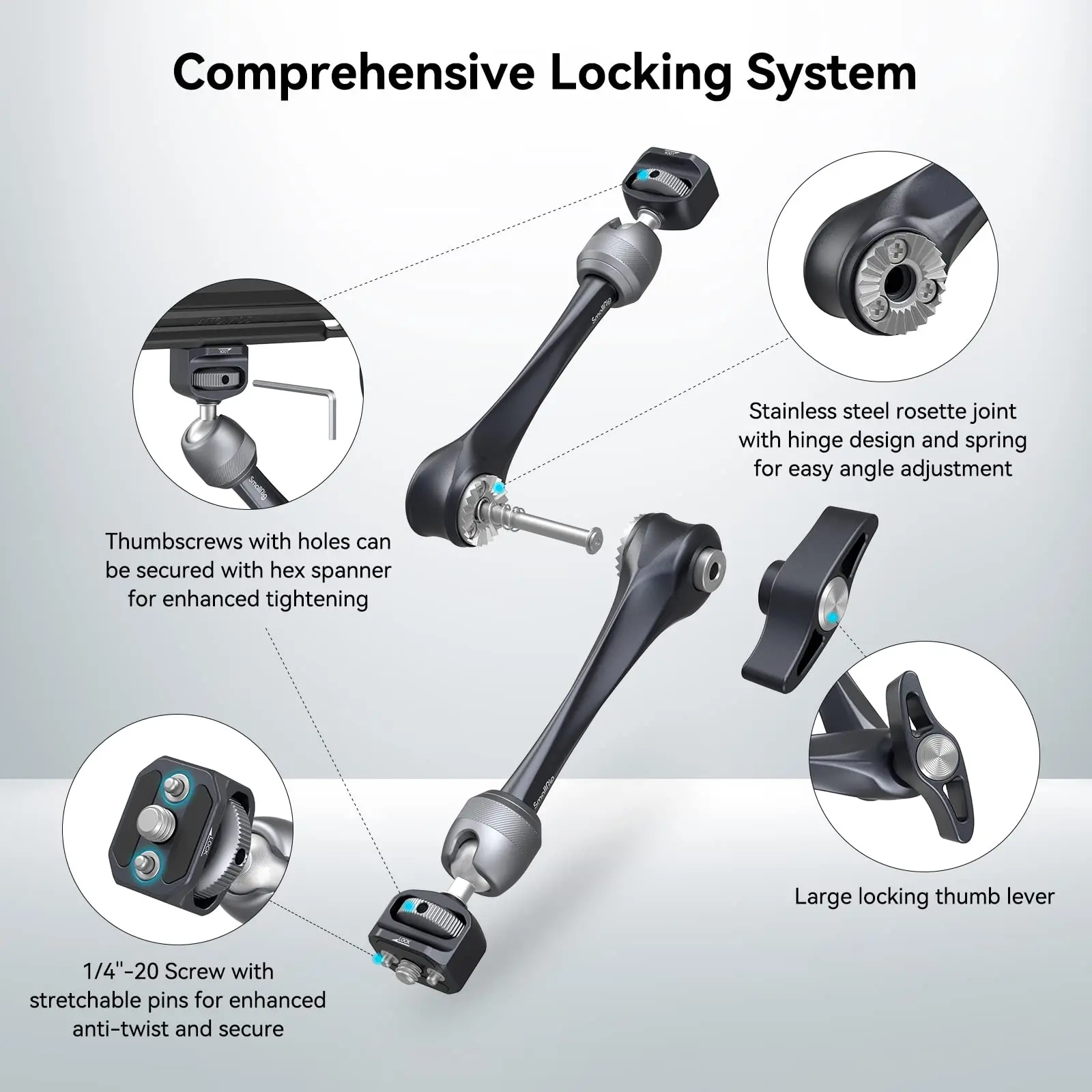 SMALLRIG Rosette Arm (11\