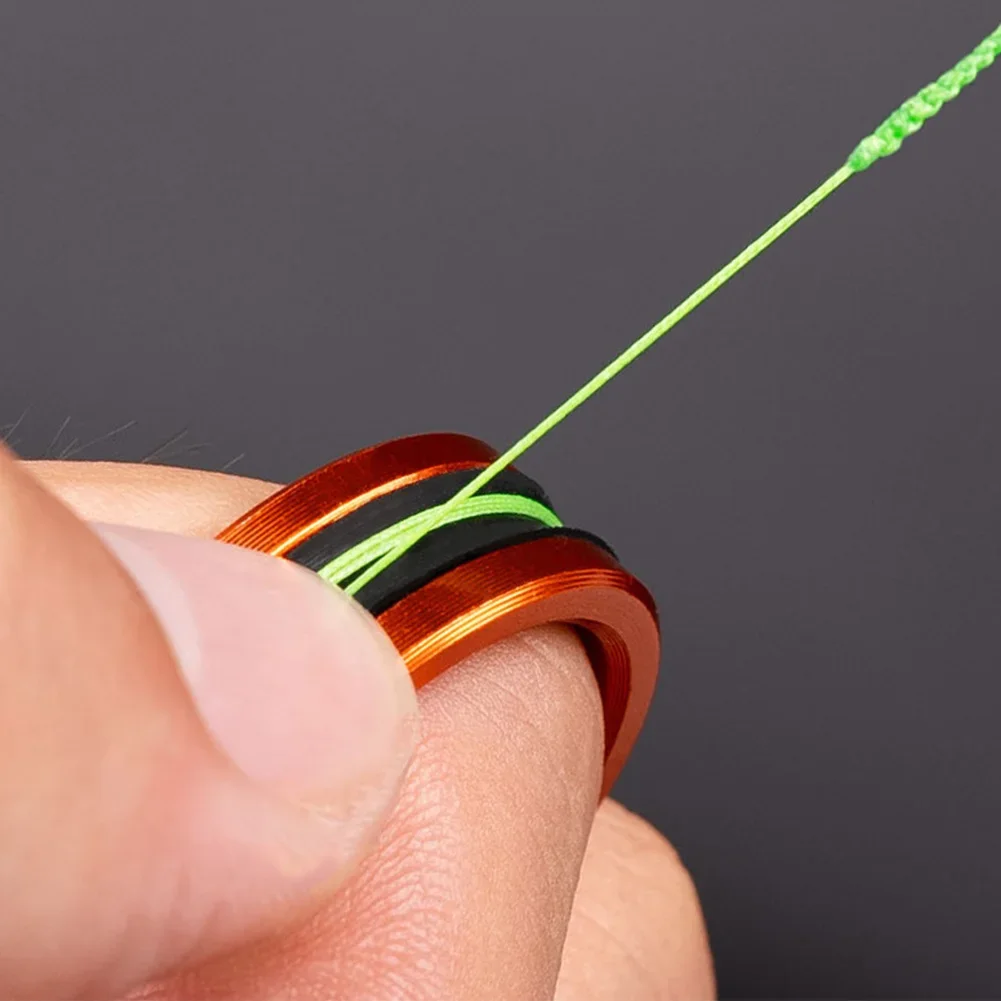 1/2 шт., кабельное кольцо из сплава, быстрая резка лески, противоскользящая защита рук/рыболовная катушка, затягивающийся рыболовный узел, рыболовные инструменты
