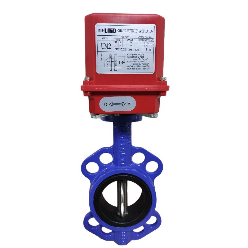 Butterfly Valves Of All Kinds Materials DN40-DN600 Motorized Valve