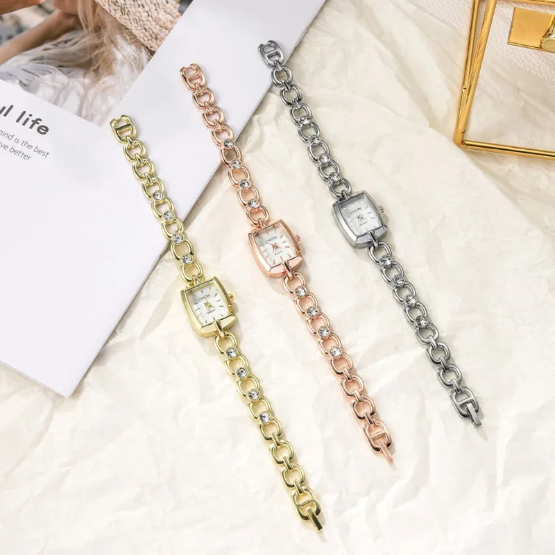 أعلى العلامة التجارية النساء ساعات كوارتز مصمم الأزياء السيدات الساعات الفاخرة سوار ذهب ساعة معصم للنساء Montre فام relogio