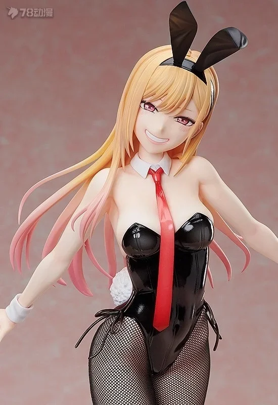تحرير 1/4 مقياس My Dress-Up Darling Marin Kitagawa Bunny Ver. 18+ شخصية أنيمي مثيرة بيشوجو PVC وABS مع أجزاء من القماش 45 سم