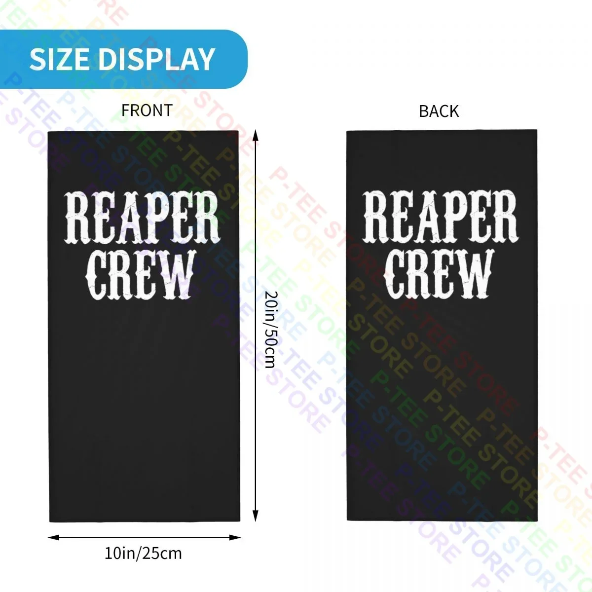 الفوضى أبناء ريبر طاقم الطبقات الرموز الرقبة الجراب باندانا وشاح قناع الوجه المشي لمسافات طويلة أغطية الرأس أنبوب الجراب #3