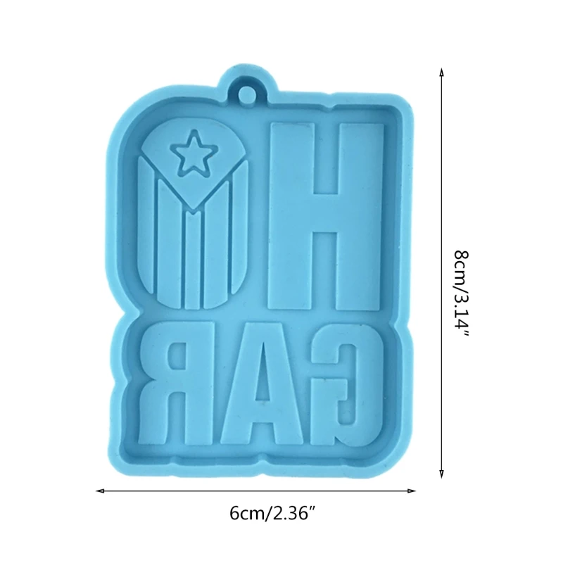 GAR Keychain Mould Crystal Epoxy for Creative Silicone Mould Love Gift