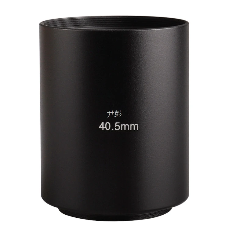 Extended Straight Metal Thread Lens Hood Long Cylindrical Lens Shade 49/52/55/58/67/72/77/86mm for Camera Lens