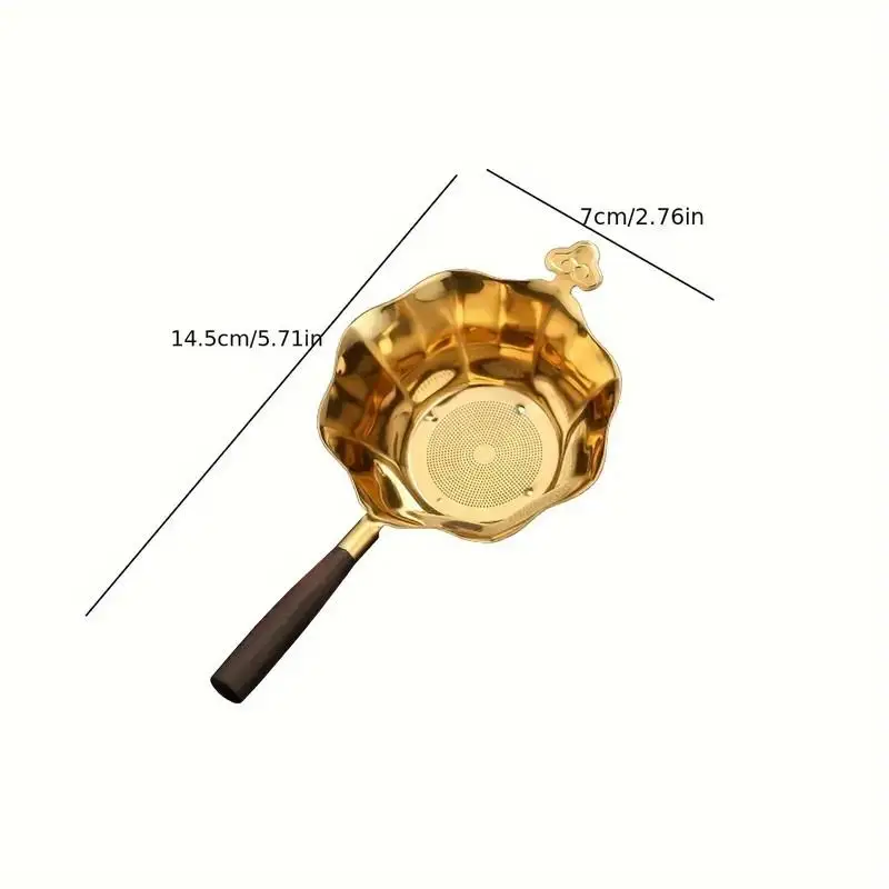 Hammer Patterned Fish Tea Strainer Tea Accessories Metal Tea Filter Mesh Alloy Separator Kitchenware