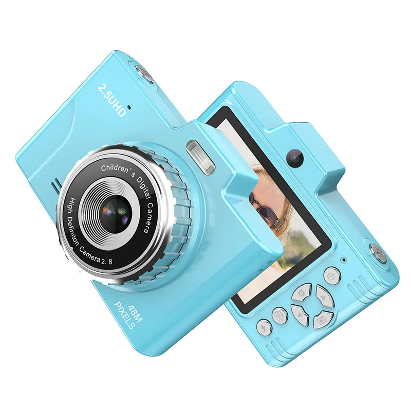 

Retro Student Camera HD Dual Camera CCD Camera 2.8 Inch Eye Protection Convenient Digital Camera Student Birthday Gift