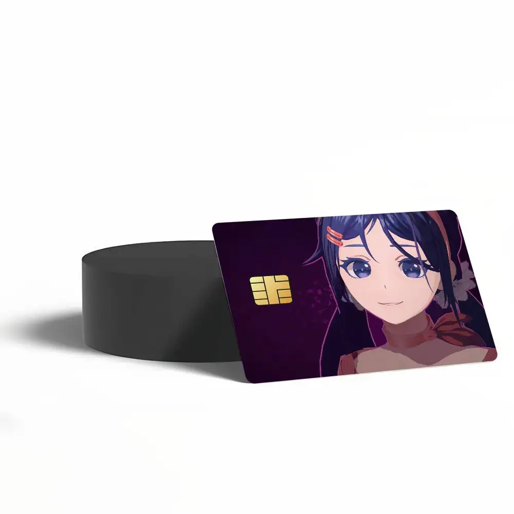 Game MiSide Card Stickers for Bank Access Protective Waterproof Film Cover Sticker Surprise Gift