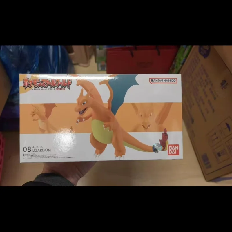 بانداي الأصلي أنيمي الشكل لعب للأطفال مقياس العالم بوكيمون كانتو منطقة تشارجر كبسولة لعبة لعبة الحلوى دمى هدايا