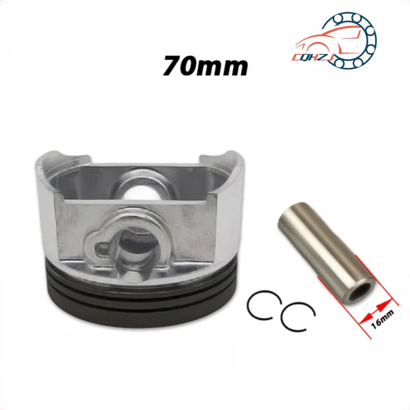 CQHZJ 70mm Big Bore Cylinder Piston Kit 16mm Pin For Honda CG250 250CC to 300CC Motorcycle Upgrade Piston Kit Parts