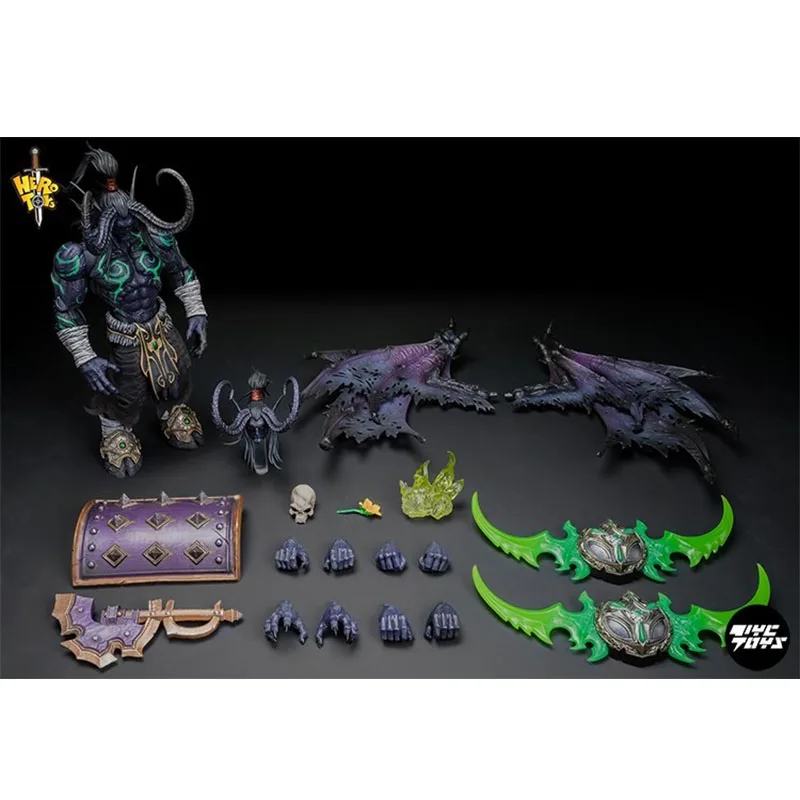 

Hero Toys 1/10 Scale Demon Hunter Illidan Stormrage Black Demon Exclusive Version Anime Action Figure Collectible Model in Stock