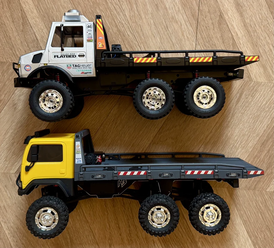 جديد JJRC 1:18 C8823 كامل النطاق Rc محاكاة ستة عجلات القيادة على الطرق الوعرة النقل الإنقاذ التحكم عن بعد سيارة تسلق الأولاد هدية