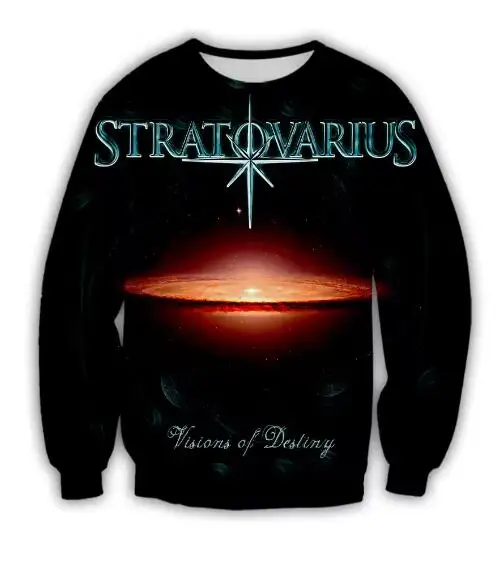 New Fashion Men Women Stratovarius 3D Printing Crewneck Hip Hop Sweatshirt