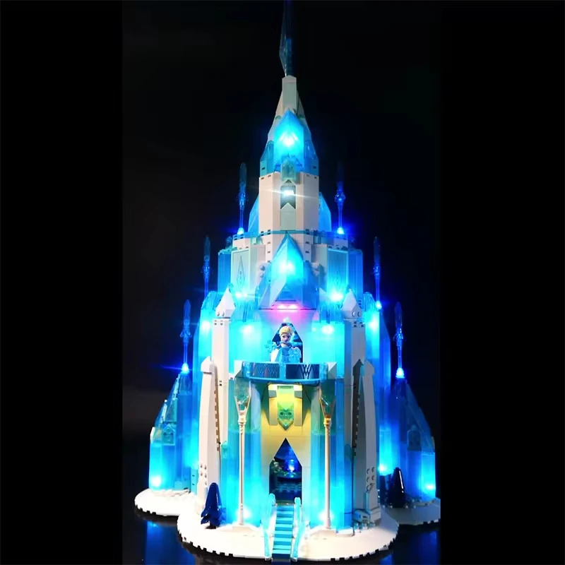 RC DIY LED Light Kit For LEGO 43197 The Ice Castle  ( Only LED Light,Without Blocks Model)