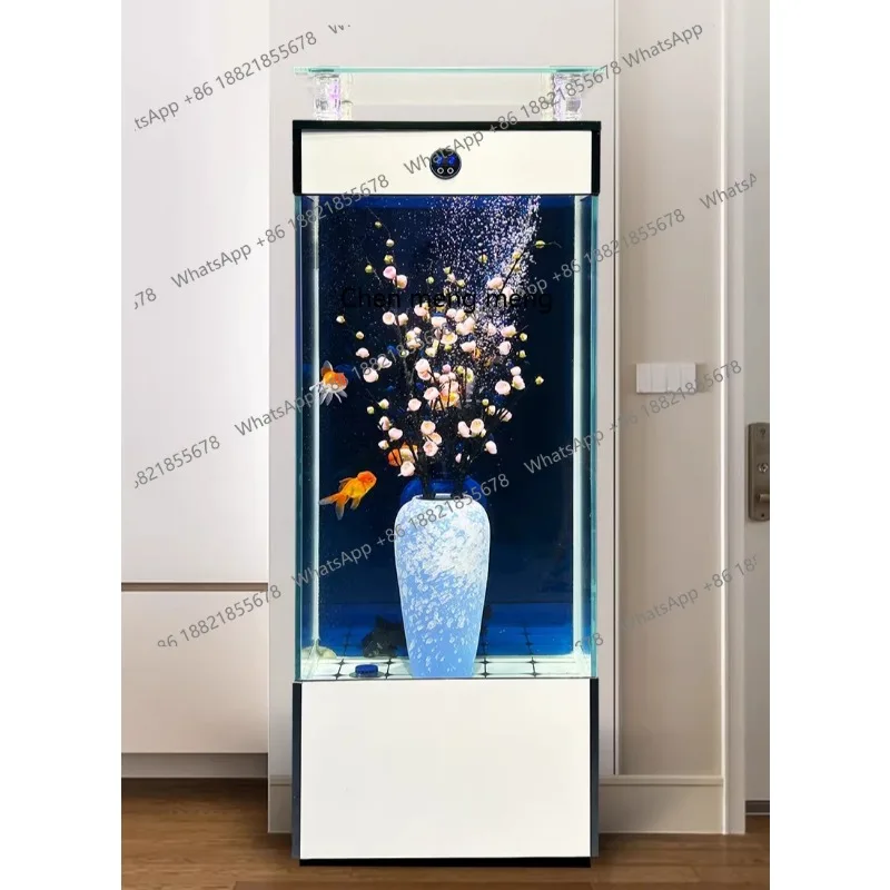 

Аквариум для дома: маленький и средний, ультрапрозрачный, квадратный, для гостиной, на тумбу под ТВ, вертикальный, безводный, для золотых рыбок