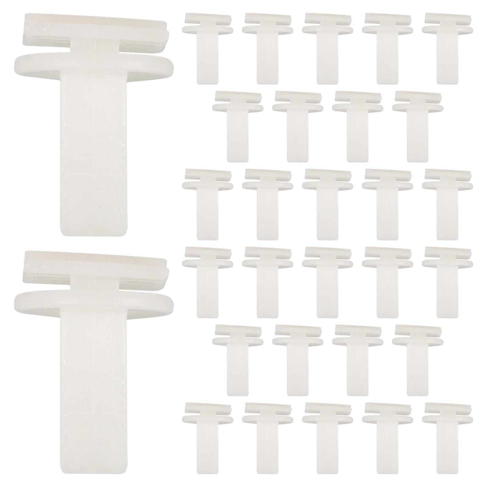 

30pcs Windshield Clips Car Accessories Plastic Retainer Fastener Kit White Easy Installation Fiesta
