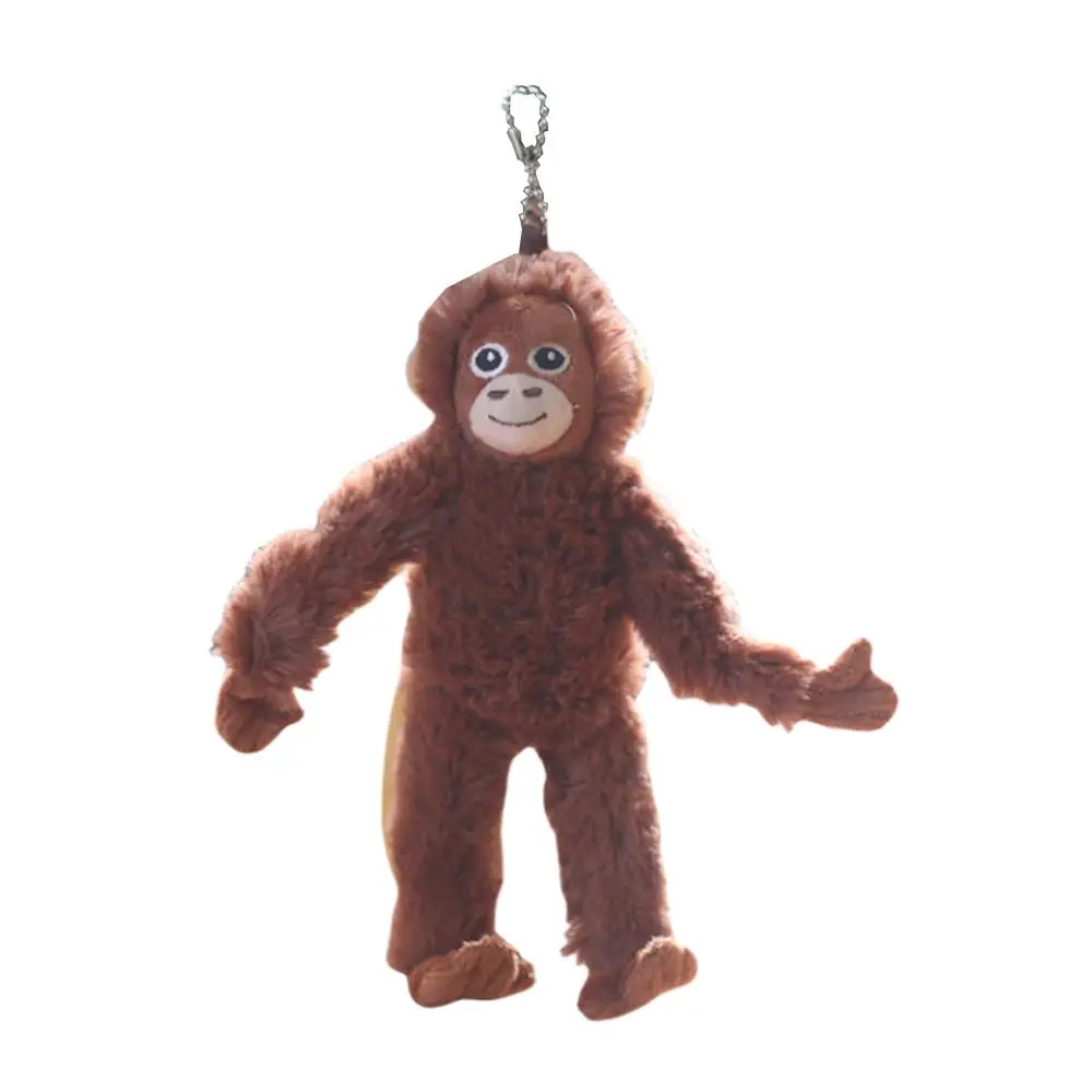 Cartoon Animal Monkey Pendant Plush Doll Hot Sale Monkey Keychain Plushes Soft Stuffed Backpack Pendant Dolls Car Hanging