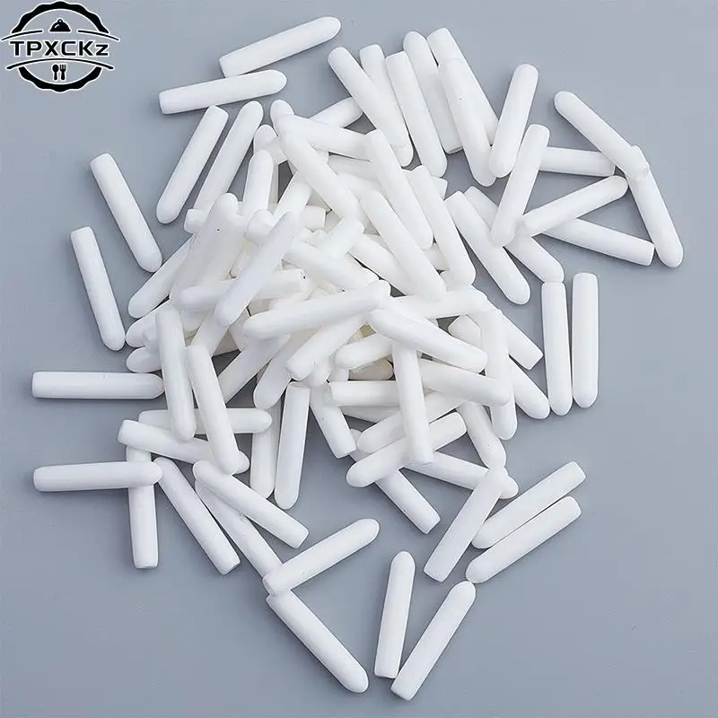 100pcs Dishwasher Rack Caps Tip Tine Cover Cap Flexible Round End Caps (Grey/White)