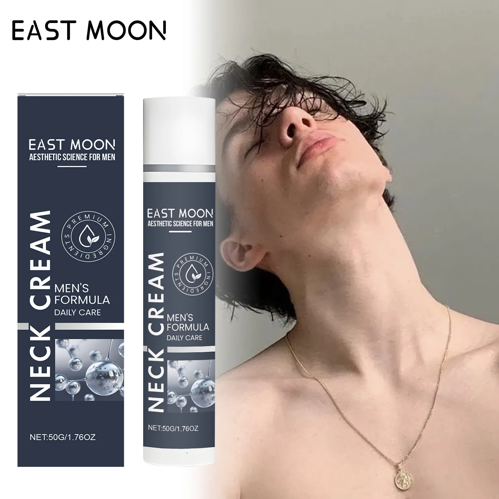 كريم شد الرقبة للرجال يقلل من الخطوط الدقيقة وتفتيحها وشدها وتغذية وترطيب وتنعيم ومرطب يدوم طويلاً للعناية بالرقبة