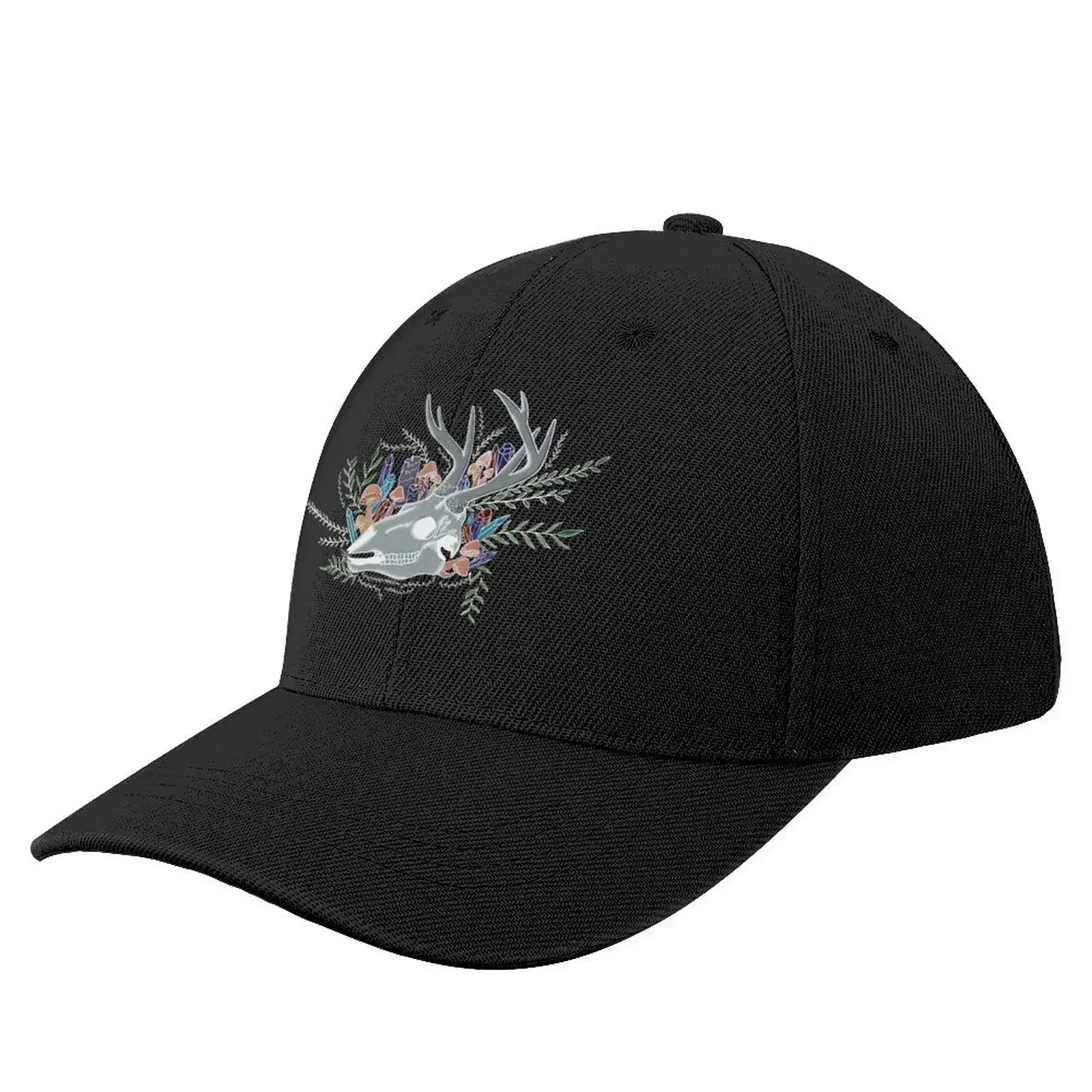 

Crystal Deer Skull Baseball Cap Horse Hat Golf Wear Trucker Hat Hood For Women 2025 Men's