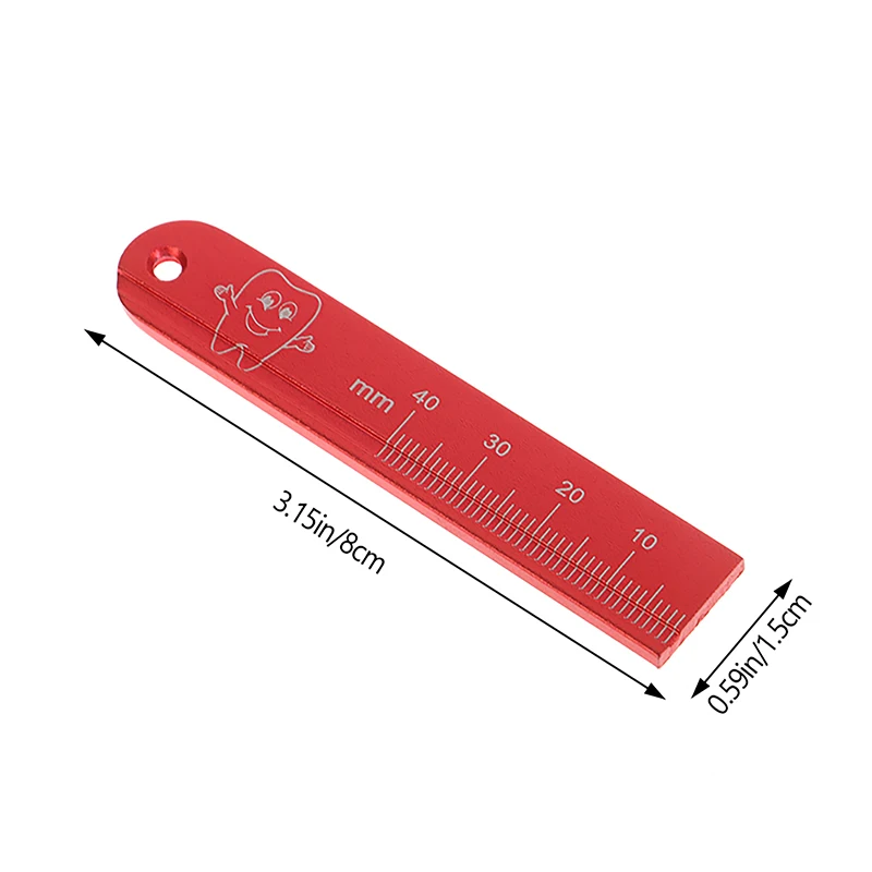 1PCS Aluminium Dental Endo Rulers High Quality Span Measure Scale Endodontic Finger Rulers Dentist Tools Materials