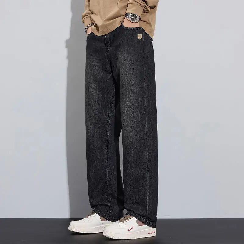 

Men's Clothing Men's Jeans Man Youth Pants Trendy Clothing Fashion Pants Spring Clothing Autumn New Leisure Loose Teenage Jeans