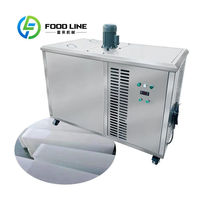 Commercial Stainless Steel Ice Block Machine 300kg/24hr Factory Price Air Cooling Ice Maker