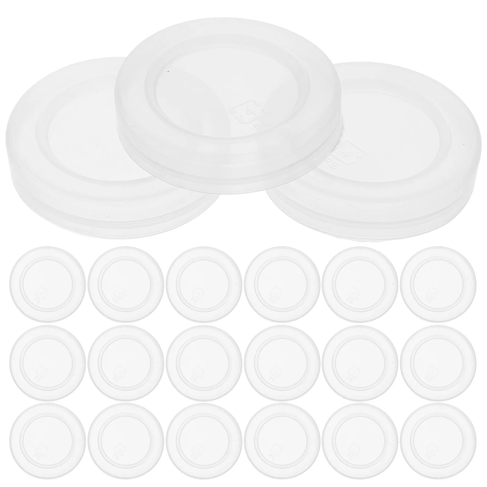 

30Pcs Milk Bottle Lids Leak Jar Lid Replacement Sealed Covers for Daily Use Pudding Jar Lid Replacement