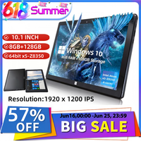 New AR10 10.1 Inch Windows 10 Tablet PC 8GB RAM 128GB ROM 64Bit Intel Z8350 CPU 1920x1200IPS 5000mAh Ultrathin Tablets