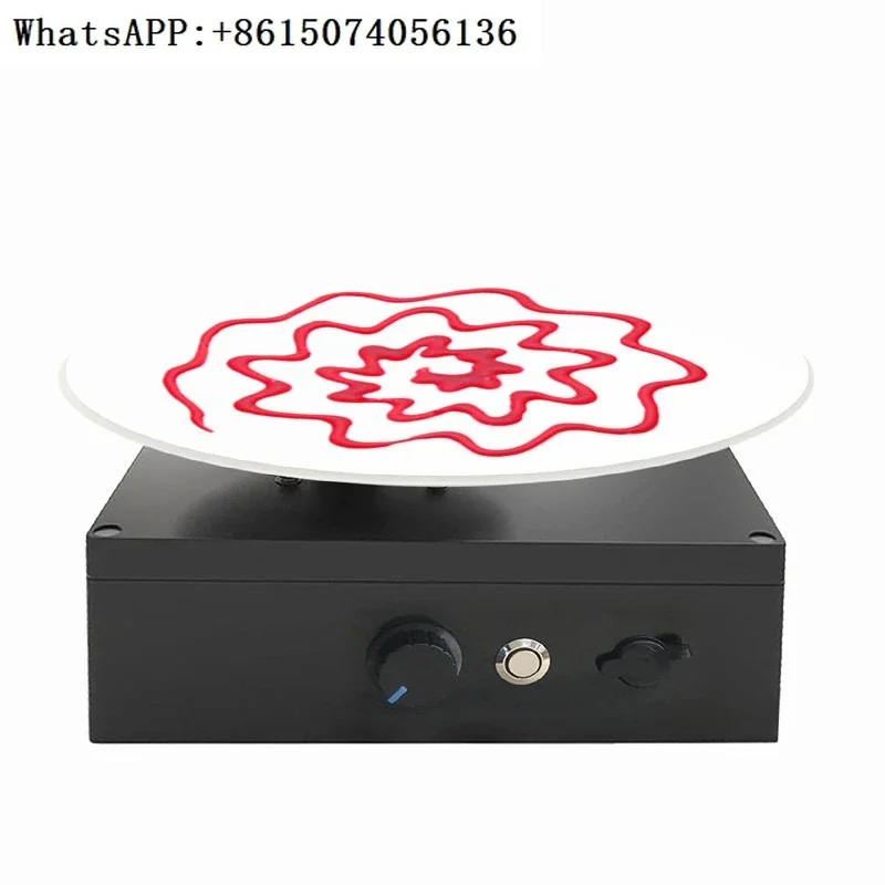 Cake turntable, piping table, baking tool set, aluminum alloy support table, rotating plastering and piping turntable
