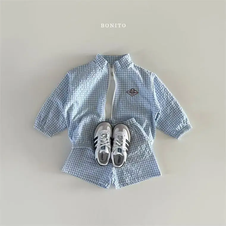 Baby Sunscreen Clothes Set 0-5 Years Summer Infant Long Sleeve Sunscreen Jacket + Shorts 2pcs Suit Boys Girls Toddler Outfits