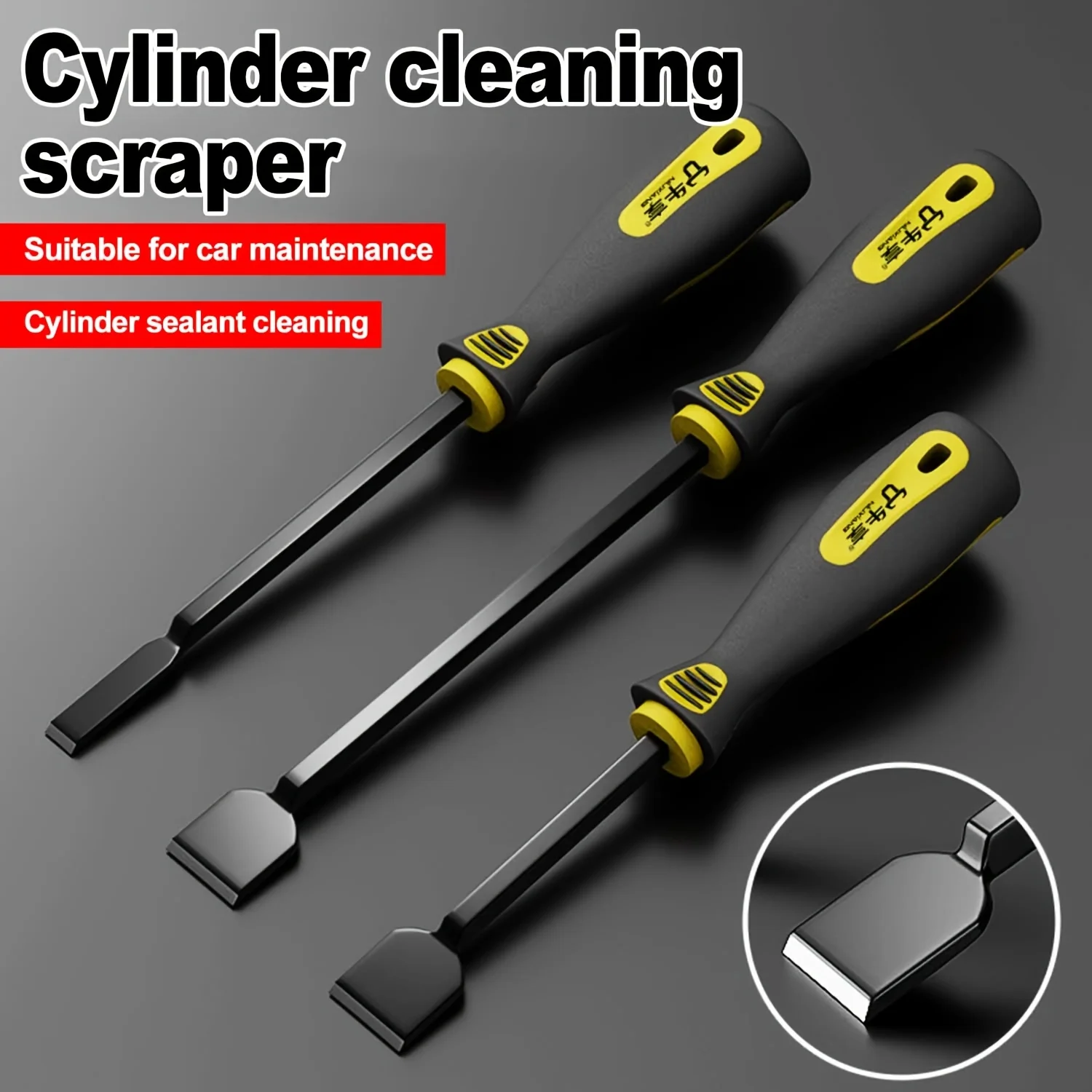 Carbide Scraper, Super Gasket Scraper with Durable Tungsten Tip for Remove Gaskets, Carbon and More from Varied Surfaces